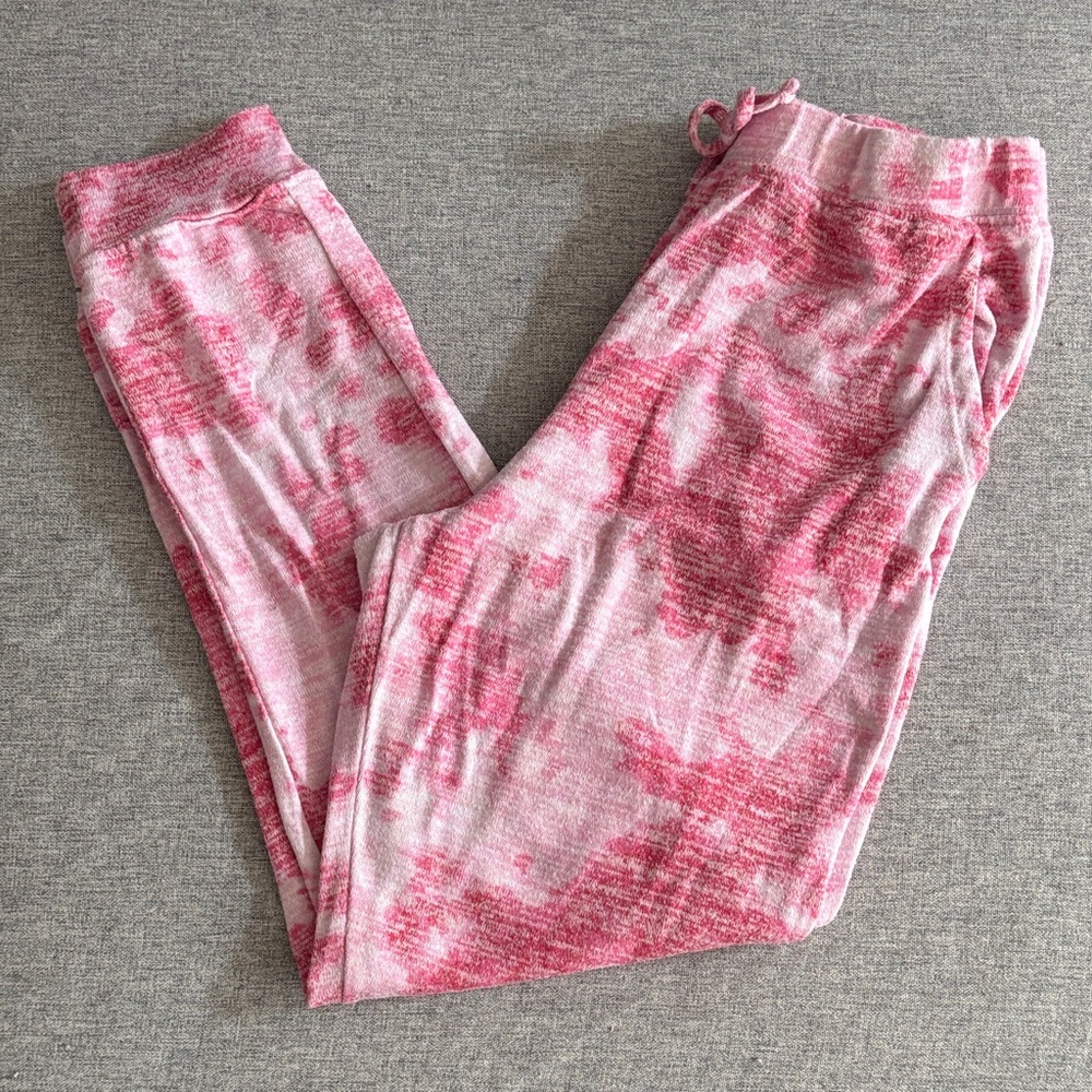 Pink Tie-Dye Kids Joggers - 10/12